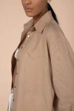 Camisa Ondas Bege Queimado - Imagem 4