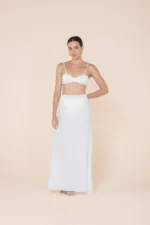 Saia Joana Transparência Off White - Imagem 5