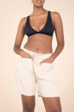 Short Bia Bolsos Bege Duna - Imagem 6