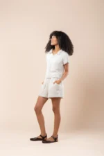 Short Flávia Textura Natural - Imagem 2