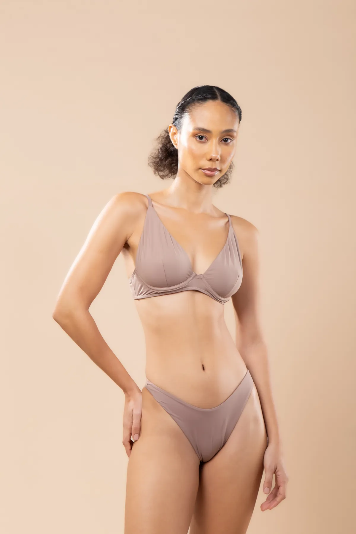 Top Meia Taça Amparo Moca