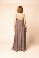 Vestido Ana Transparência Moca - Imagem 4