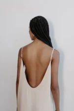Vestido Sobrepor Naked Bege Duna - Imagem 3