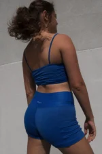 Shorts Curto Bolsos Active Azul Indigo - Imagem 5
