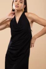 Vestido Longo Antônia Preto - Imagem 2